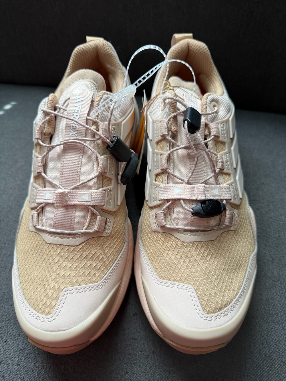 adidas Women's Beige/Tan Terrex Skychaser GT Trail Sneakers